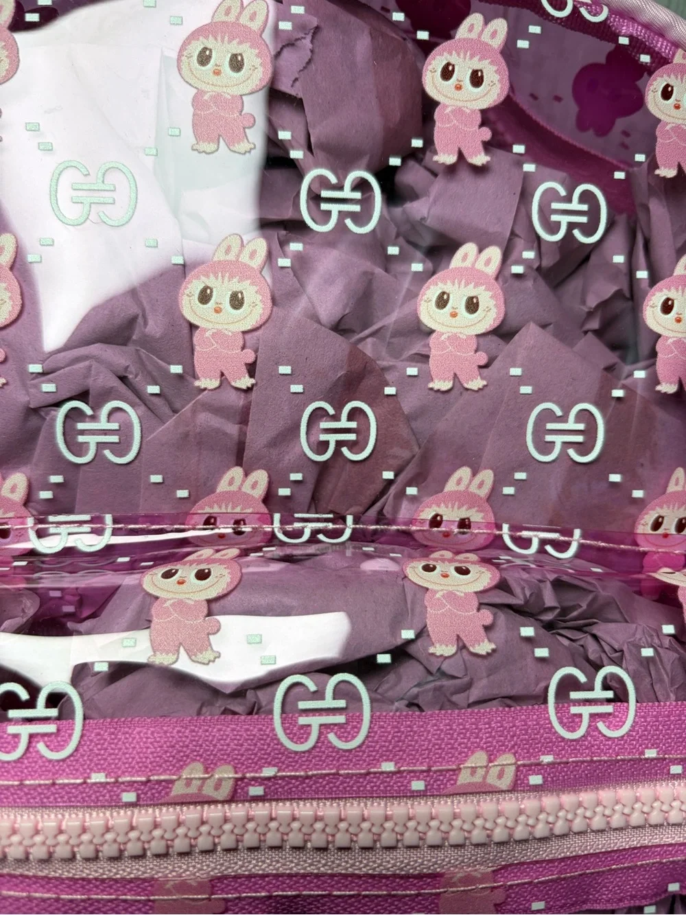 Monsters Small Backpack With Monster Keychain/Bag Charm